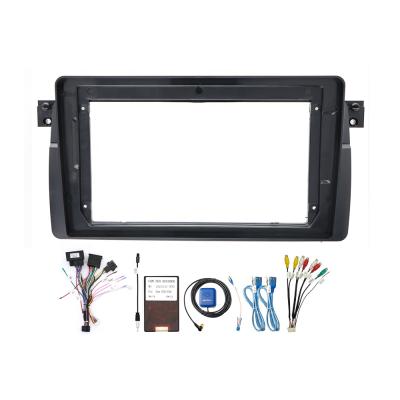 China Car Radio Screen Meihua Car Radio Stereo View For BMW E46/M3/318i/320i/325i/330/335 1998-2006 With RCA Wiring Parts Cable for sale