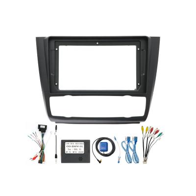 China Car Radio Screen Meihua Car Radio Face View For BMW 1 Series 2008-2012 (High Version) With Wiring Cable Harness Connector for sale