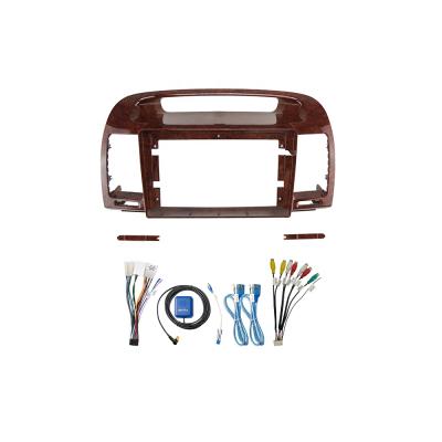 China For Car Radio Screen Meihua High Quality Wiring For For Toyota Camry 2000-2003 (Peach Wood Color) Radio Players With Fascial View Dashbaord Ki for sale