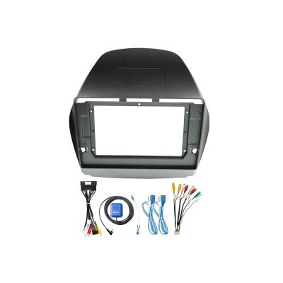 China Car Radio Screen Meihua Car Radio Face View For Hyundai IX35 2009 - 2015 With Wiring Cable Harness for sale