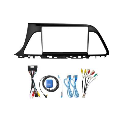 China Car Radio Screen Meihua Car Radio Face View For Hyundai Sonata 7 SI Player 9 2014-2017 Audio With Cable Harness for sale