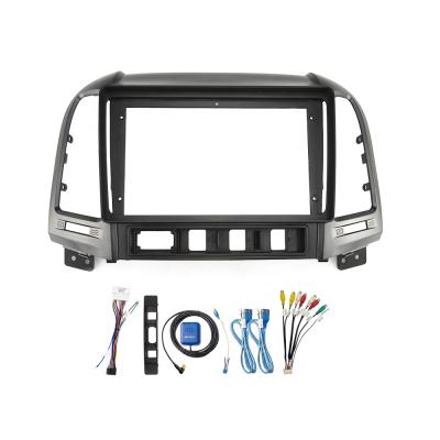 China Car Radio Screen Meihua Car Radio Visual Sight For Hyundai Santa Fe 2006-2012 With RCA Cable Wiring Accessories 9inch Bezel for sale