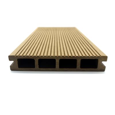 China Color traditional outdoor flooring teak flooring non-slip waterproof wooden plastic deck flooring for sale