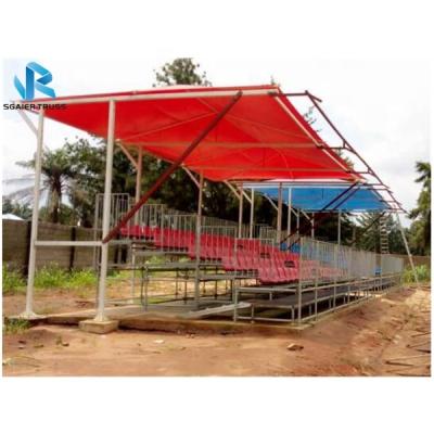 China Used bleachers for sale/seating bleachers/outdoor gym bleachers bleachers indoor temporary steel layer bleachers plus roof for sale for sale