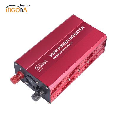 China 500 watt car power star micro dc/ac 12v 220v inverter home appliance portable modified sine wave for sale