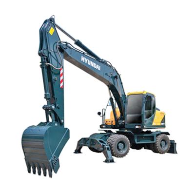 China New Second Hand Wheel Excavator Hyundai R210W-7 Used High Speed ​​Operation 4 Tire Digger Machines Cultivating 1-1.2m′ Working; ³ for sale