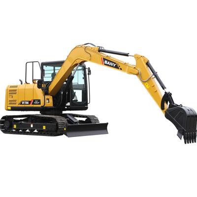 China SANY 75C sy75C pro second hand famous excavator high quality hydraulic excavator 0.12~0.3MÂ crawler 7.5on Chinese excavator; ³ for sale