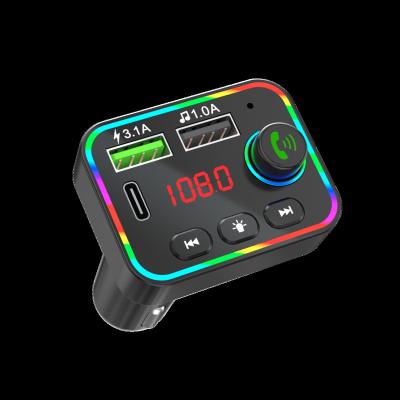 China Dual USB Dual USB Charger Hands Free FM Transmitter Receiver Car Radio Transmitter 5V 2 1A Wireless Car Mp3 Player for sale