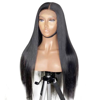 China Natural Matching 13*6 HD Lace Front Human Hair Wigs Brazilian Glueless 360 Straight 4x4/5x5/13*4 Lace Front Wigs Lace Closure Wigs With Baby Hair for sale