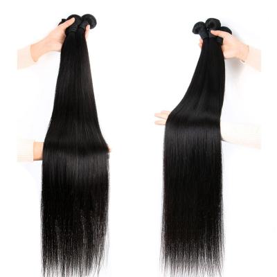 China High Quality Silky Straight 100% Brazilian Virgin Hair Straight Wave 13A Remy Hair Extension Wholesale Prices With Frontal Closure for sale