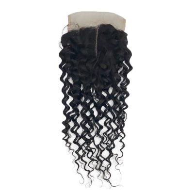 China 100% Indian Hair Swiss Lace Closure 100% Brazilian Transparent Lace Closure 4*4 Hd Straight Hair Lace Closure Headband for sale