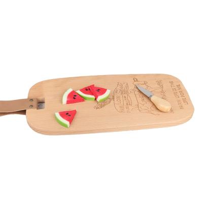 China Customized High Quality Bamboo Serving Board Sustainable Eco - Friendly Rectangle Cutting Board for sale