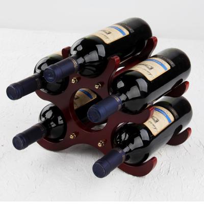 China 2021 Hot Selling Customized Popular Modern Foldable Wooden Wine Rack Wine Rack Display Rack Wooden Wine Rack Floating Display Rack for sale