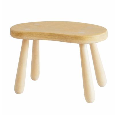 China Chinese Style Furniture Living Room Storage Kindergarten Student Solid Wood Maple Stools Small Home Sitting Smart Side for sale