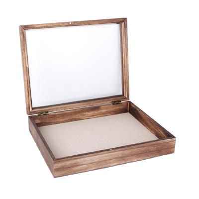 China Multifunctional Recyclable Natural Ring Gift Jewelry Mini Wooden Storage Display Boxes for sale