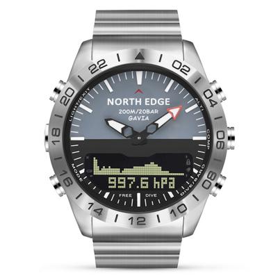 China Date Business Men's Automatic Dive Sport Digital Watch Steel Men Watches Altitude Air Pressure Multifunction Watch for sale