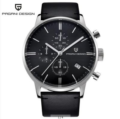 China 2720K DESIGN 2720K Chronograph PAGANI Simple Chronograph Top Luxury Leather Military Clock Mens Quartz Watches Brand Waterproof Sport for sale