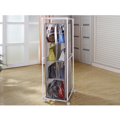 China Viable Foldable Home Wardrobe Dust Proof Multilayers Storage Organizer Closet Storage Hanging Bag for sale