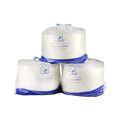 China 250g Facial Beauty Cotton Towel Roll Non-woven Facial Towel Cleaning Roll Disposable Salon Special Disposable for sale