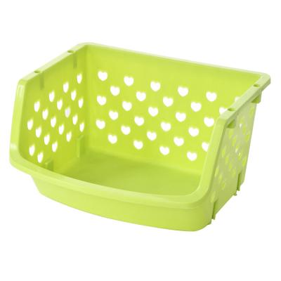 China Sustainable Vegetables Bread Snacks Fruit Bowl Stackable Kitchen Basket Drawers Storage Baskets And Racks for sale