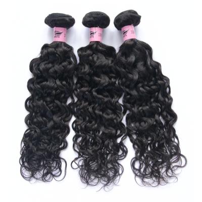 China Water Wave 10A Remy Water Wave Brazilian Hair Bundles Cuticle Aligned Natural Hair Double Hair Weft Extensions for sale