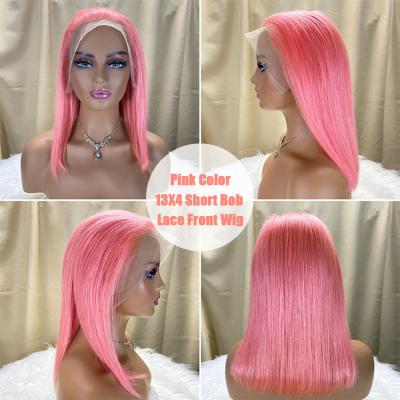 China Wholesale Cheap Human Hair Wigs Bulk Sale 13x4 Lace Front Short Straight Bob Wigs Hair Wigs Vendors for sale