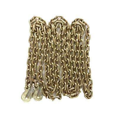 Chine Chain Manufacturer Alloy Steel Chain NSCM96 G70 Chain Binder Chain With Cleivs Hooks à vendre