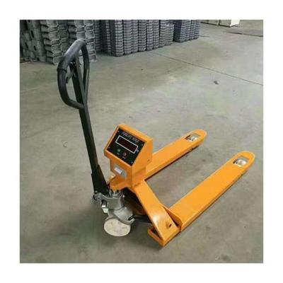 中国 Factory Supply Manual Pallet Jack Scales Pallet Truck 3 Ton Pallet Truck 1150*550mm,1220*685mm 販売のため