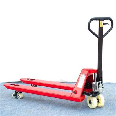 China Warranty 1 Year Hand Pallet Truck Guaranteed Quality Steel Pallet Truck  For Industrial Construction for sale