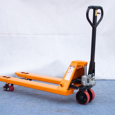 China Pallet Jacks Hand Pallet Truck And Hot-Selling 2500kg  1150*550mm,1220*685mm Manual for sale