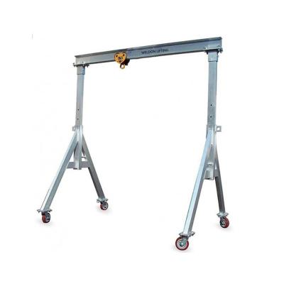 China Wholesale portable 500 kg aluminum alloy gantry cranes 4 wheels mini gantry crane for sale