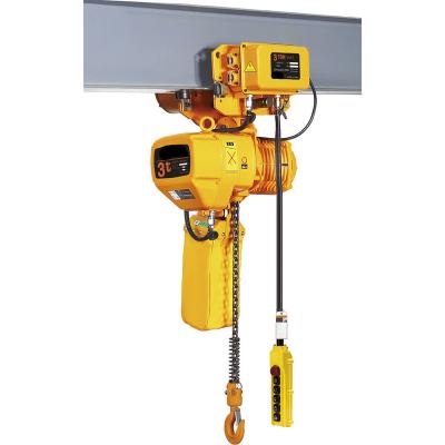 China 2ton Electric Chain Hoist With 220v Electric Winch Hoist emergency stop 0.5Ton to 32 Ton for sale