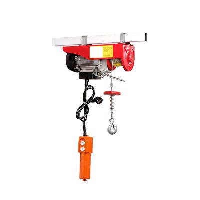 China Mini Electric Wire Rope Hoist Factory Direct Sales Capacity 100kgs-1200kgs 250 Kg Te koop