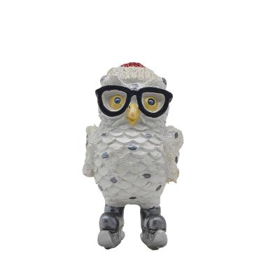 China Europe Customize Made Resin Garden Owl Statue for sale