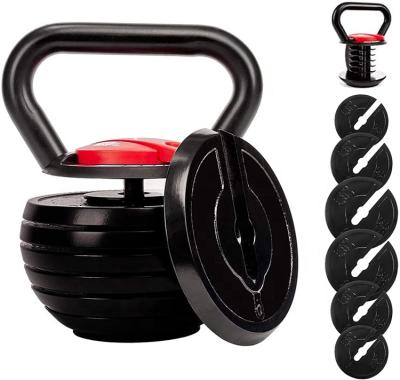 China Logo Gym Fitness Strength Training Custom Universal Adjustable Kettlebell for sale