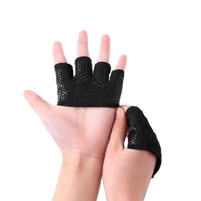 China Breathable/Anti-Slip Gym Half Finger Weightlifting Gloves For Men Women Pull Up Weightlifting Training Fitness Exercise for sale