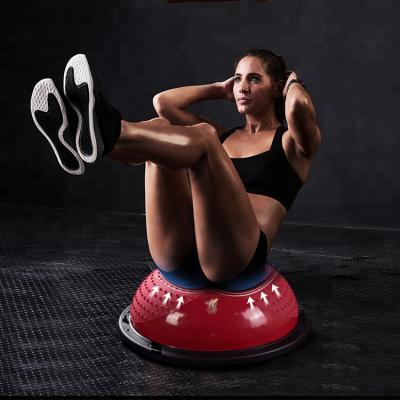 China Upgrade Balance Trainer Stability Half Ball OEM Exercise Ball,Exercise Yoga Gym Ball Eco-friendly PVC,Carton Rubber Body Customized for sale