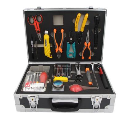 China Ftth Universal Fiber Optic Tool Kit Herramienta de Fibra Optica/Fusion Splicing Toolkit/FTTH Assembly Optical Fiber Toolkit FFS22 for sale