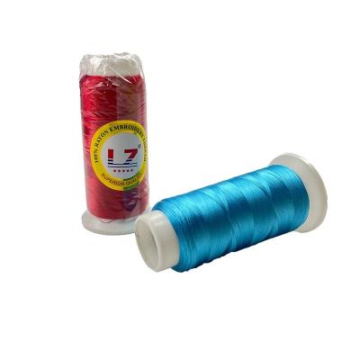 China Factory Wholesale High Tenacity 120d 2 Rayon Machine Embroidery Thread for sale