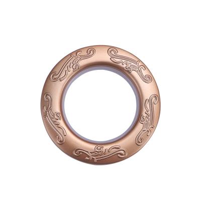 China Minimalist 2022 wholesale curtain rings flower style eyelet rings cheap plastic curtain rings for sale