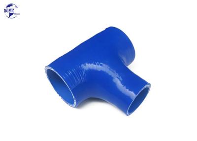 China Silicone Rubber Cold Air Intake Fittings Auto Parts Hose Tee Fitting For Turbo Car for sale