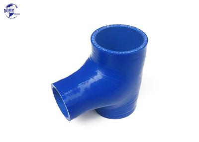 China Automobile Intercooler Radiator Turbo Fittings T Shaped Silicone Rubber Hose Tube for sale