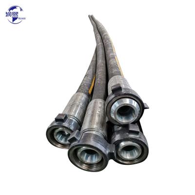 China Nitrile Rubber Industrial Flexible Hose Mud Well Washing Fluid Cementing Drilling Hose for sale