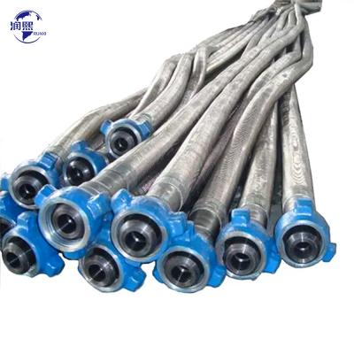 China Nitrile Rubber Industrial Flexible Hose For Drilling Machine Cement Oil Mud Delivery for sale