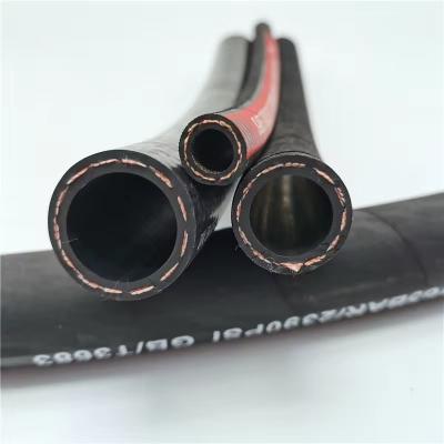 China SAE 100 R6 Fabric Reinforced Hydraulic Rubber Oil Hose ISO9001:2008 Certificated for sale