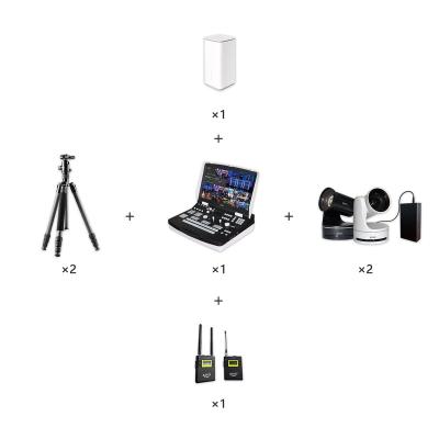 China Hot Selling Recording Function Package 02 NDI VET Multi-Camera Wireless Recording And Live Broadcasting 4K Camera for sale