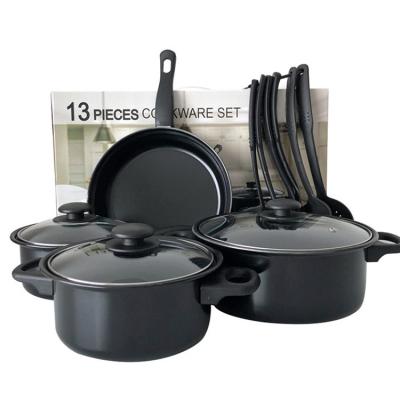 China High Quality Hot Viable Free Frying Pan Cookware Set Amazon PFOA Omelet Pan Set for sale