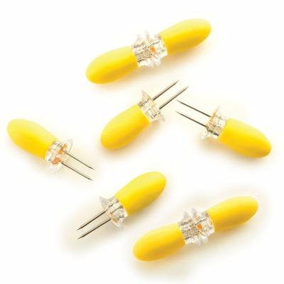 China Amazon Hot New Design 8pcs BBQ Tools Stainless Steel Corn Cob Easily Cleaned Rack, Corn Skewers, Corn Rack for sale