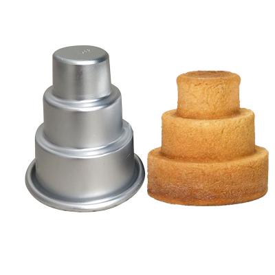 China Europe 3 Layer Mini Cake Mold, DIY Cake Mold, Mini Pudding Cake Baking Tool. for sale