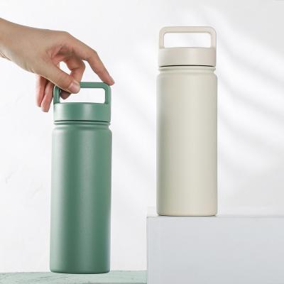 China New Design PORTABLE Customized Stainless Steel Vacuum Flask Double Wall Gym Water Sport Leakproof Insulated Bottles for sale